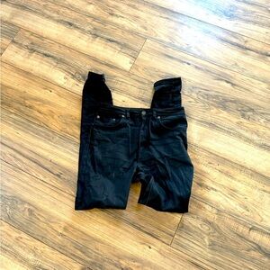 Saint Laurent Black High Waist Skinny Jeans!